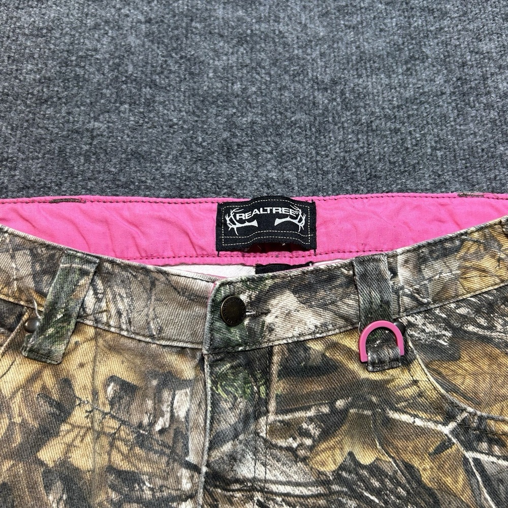 Woman's Realtree Pants Size 12 Hunting Camo Pink Girl Nature - Picture 6 of 15